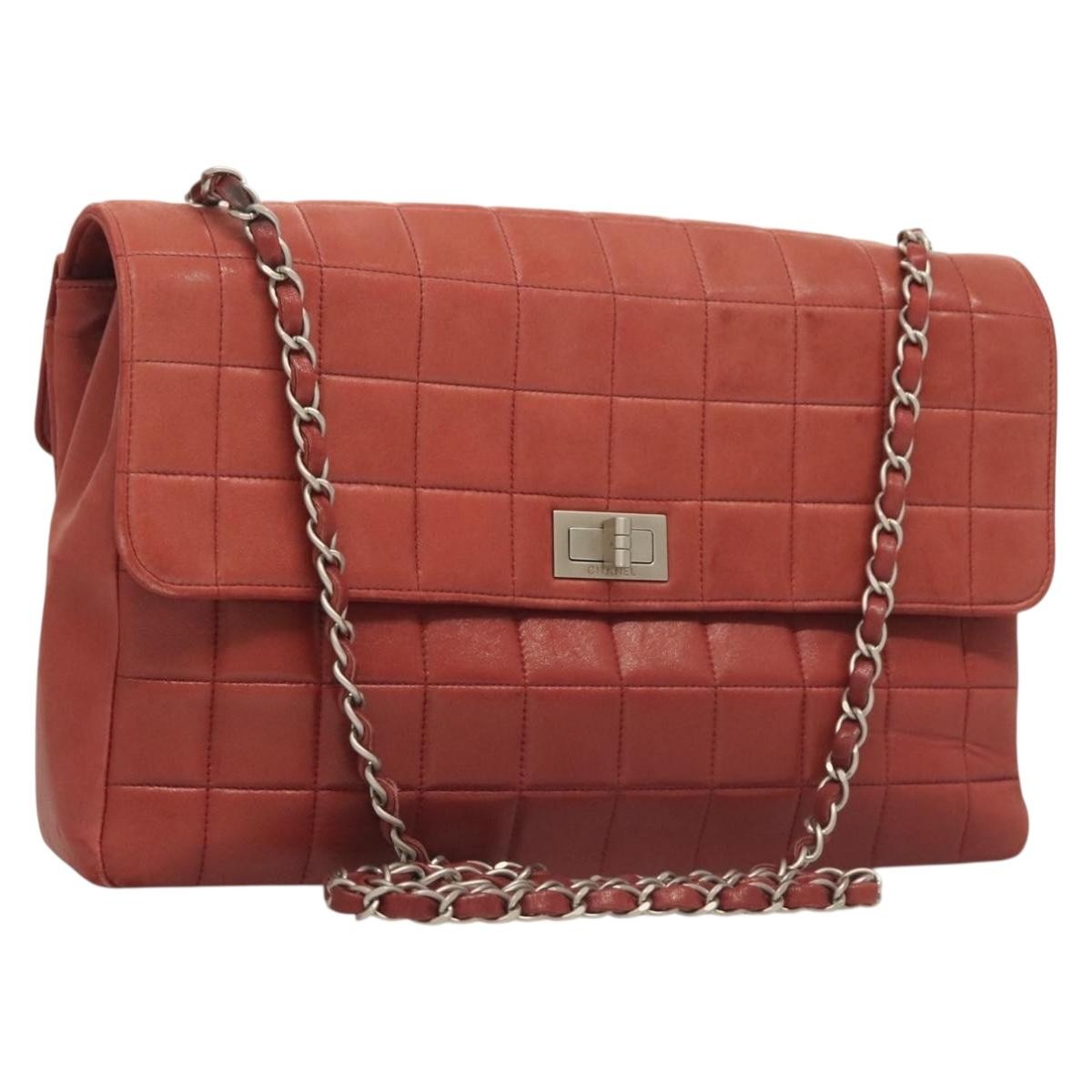 Chanel Chocolate Bar Reissue Flap Bag Lambskin Product Image