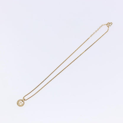 Christian Dior CD Round Pendant Necklace Metal Product Image