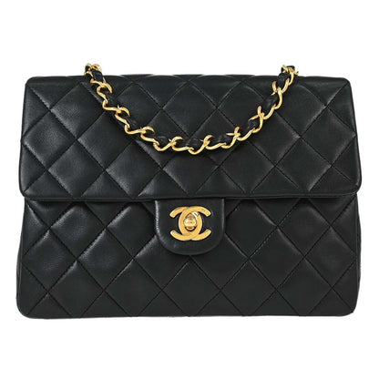 Chanel Vintage Square Classic Single Flap Bag Quilted Lambskin Mini