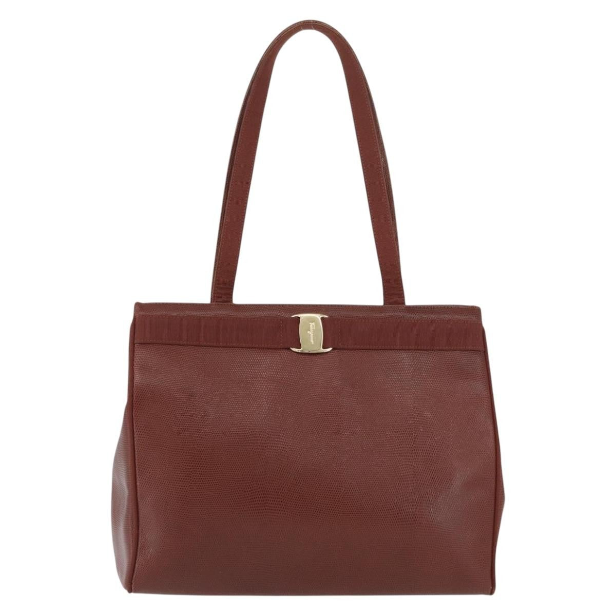 Salvatore Ferragamo Vala tote Embossed Leather Product Image