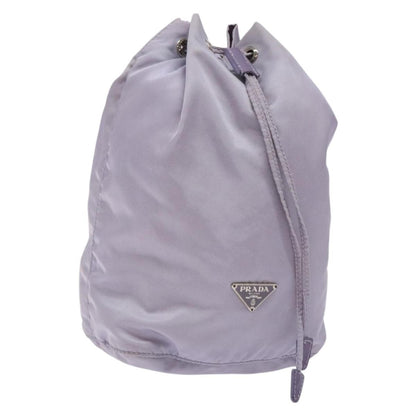 Prada Vela Drawstring Bucket Pouch Tessuto Small