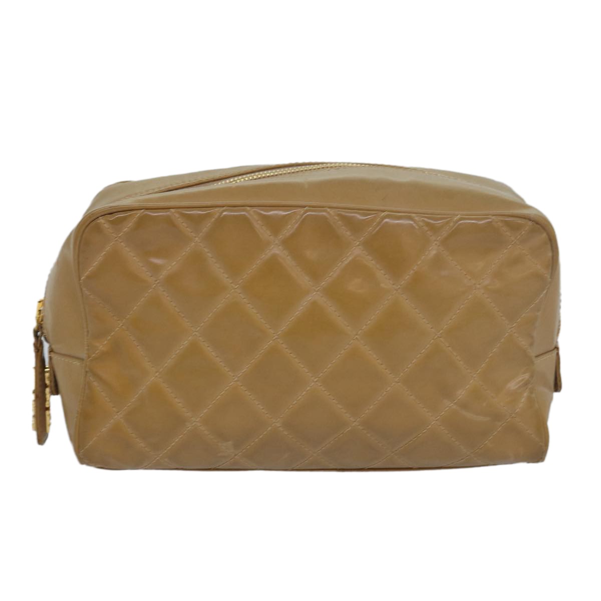 Chanel Square Stitch Toiletry Lambskin Small