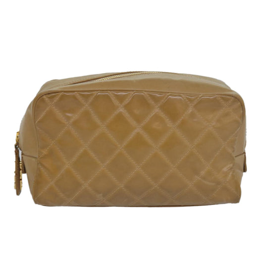 Chanel Square Stitch Toiletry Lambskin Small