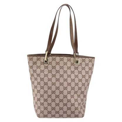 Gucci Vintage Bucket Shopping Tote GG Canvas Small