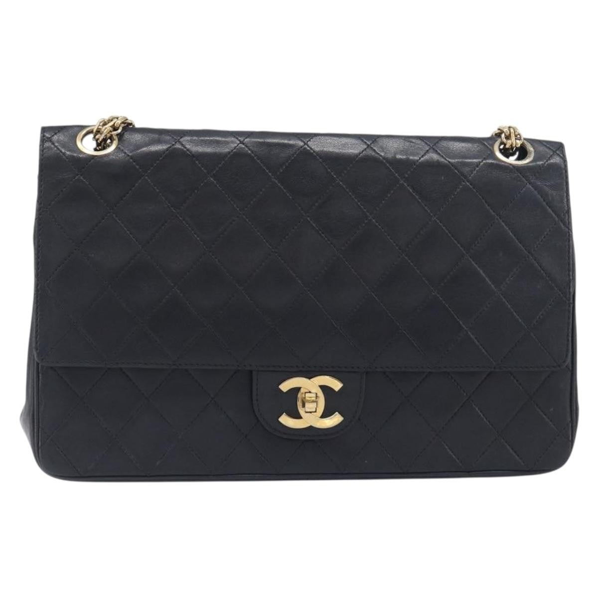Chanel Vintage Classic Double Flap Quilted Lambskin Medium