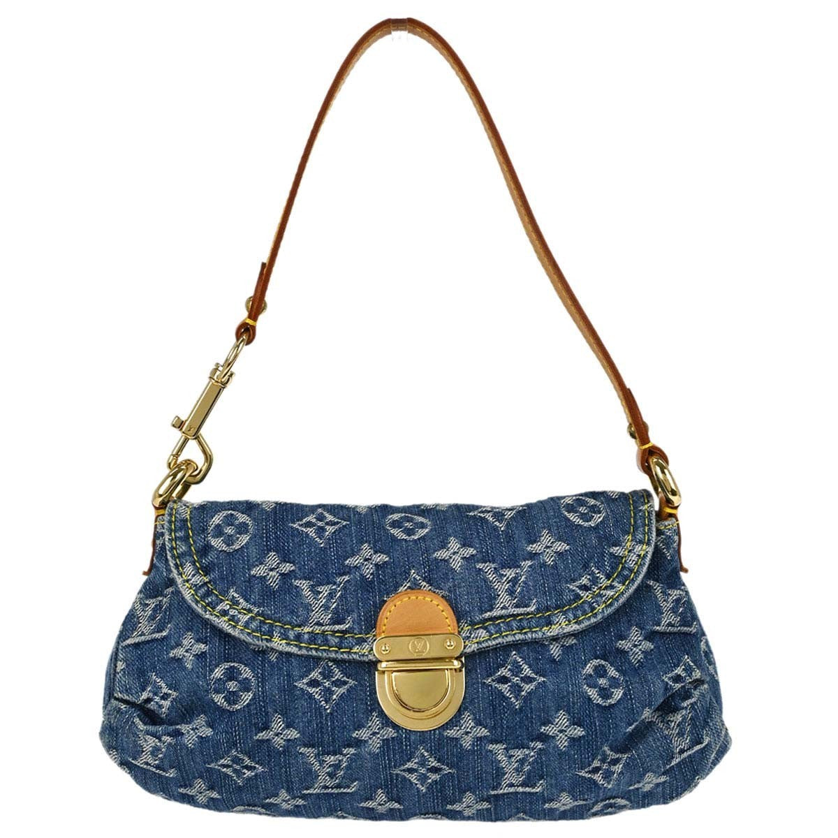 Louis Vuitton Pleaty Denim Mini