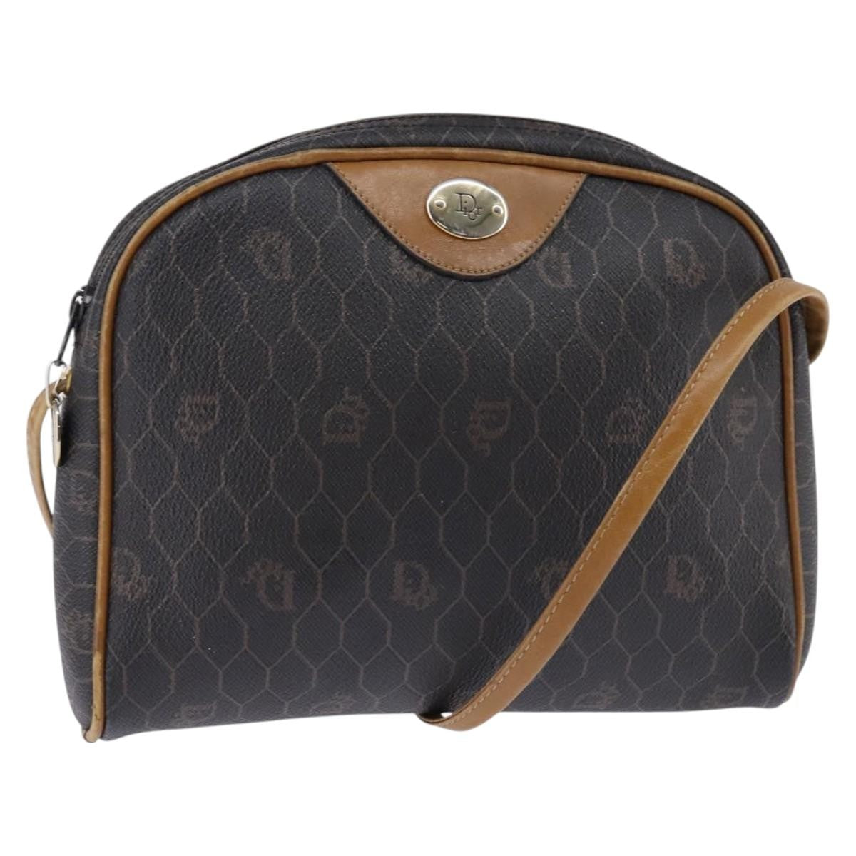 Christian Dior Vintage Honeycomb Shoulder Bag Canvas Product Image