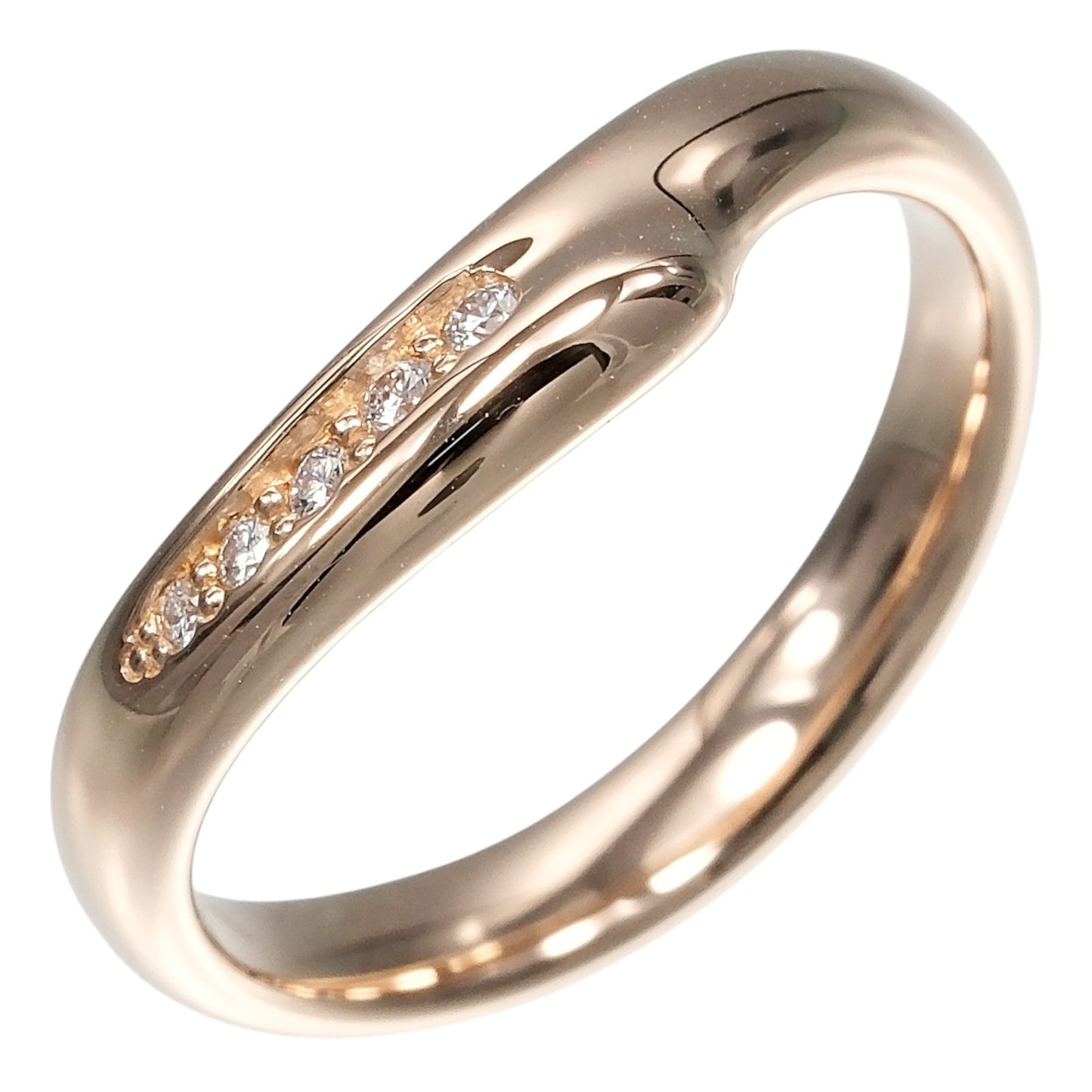 Tiffany & Co. Elsa Peretti Band Rose Gold with diamonds Product Image