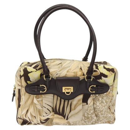 Salvatore Ferragamo Gancini Shoulder Bag Canvas Product Image