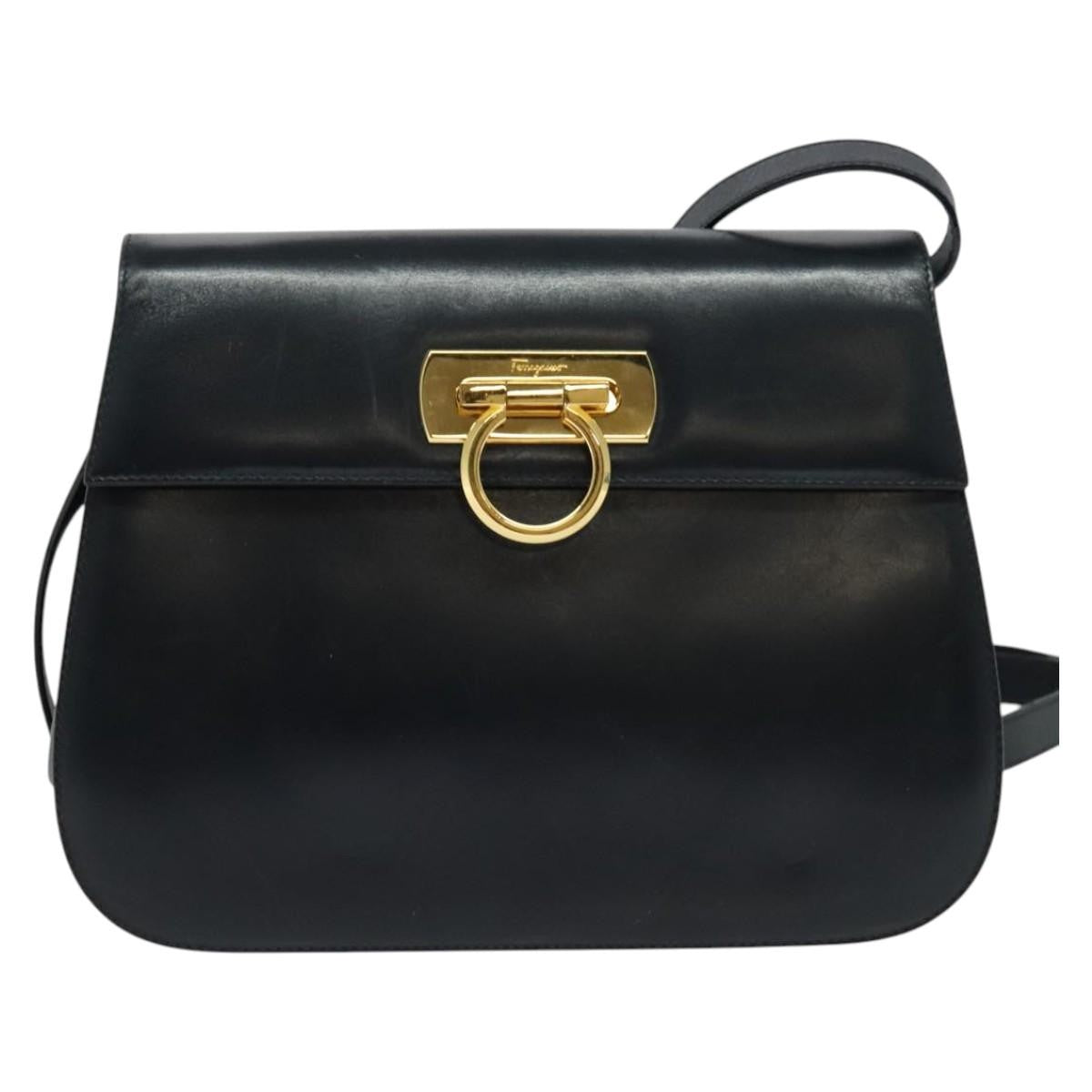 Salvatore Ferragamo Gancini Shoulder Bag Leather Product Image