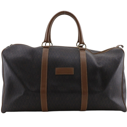 Christian Dior Vintage Duffle Honeycomb Coated Canvas Large