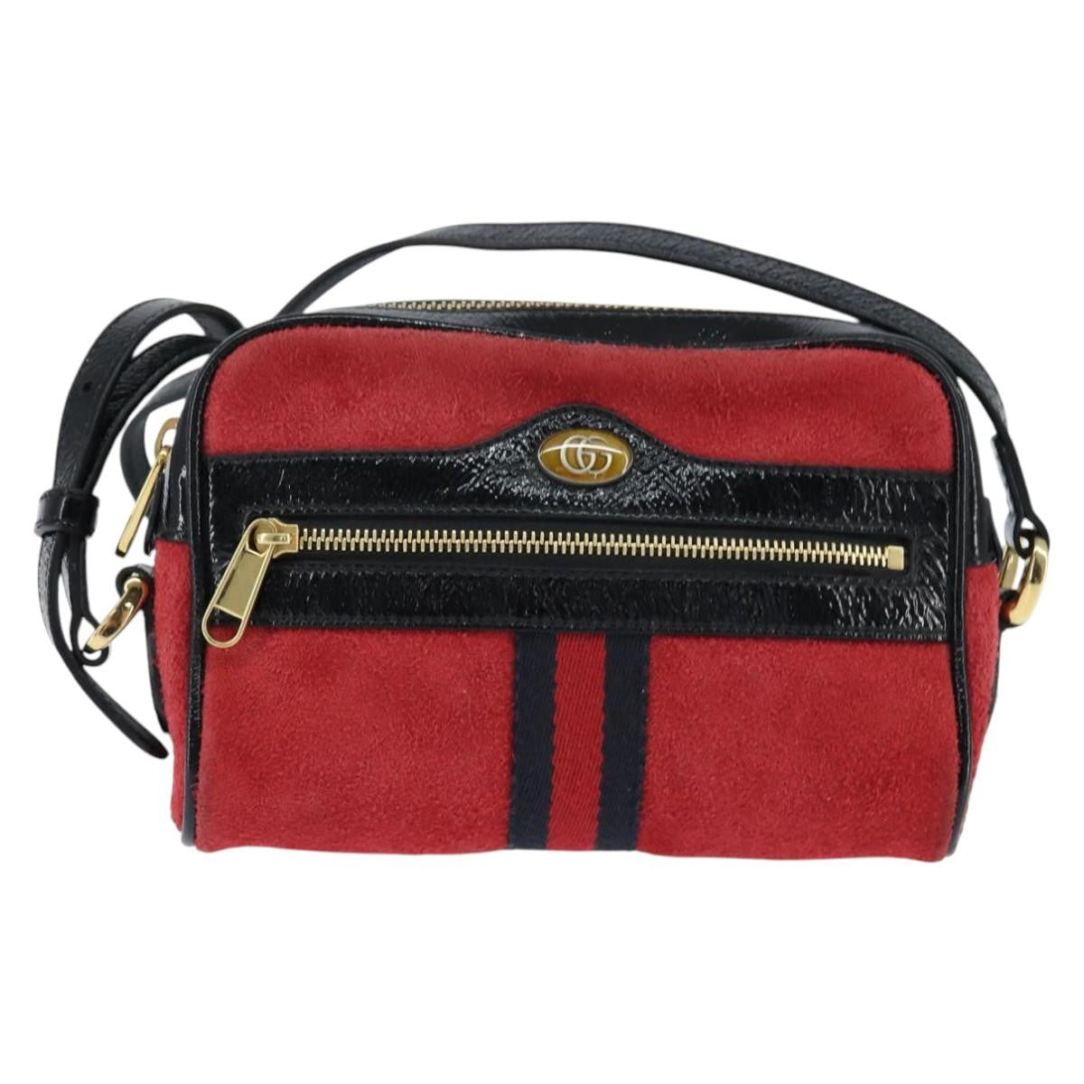 Gucci Ophidia Shoulder Bag Suede Mini