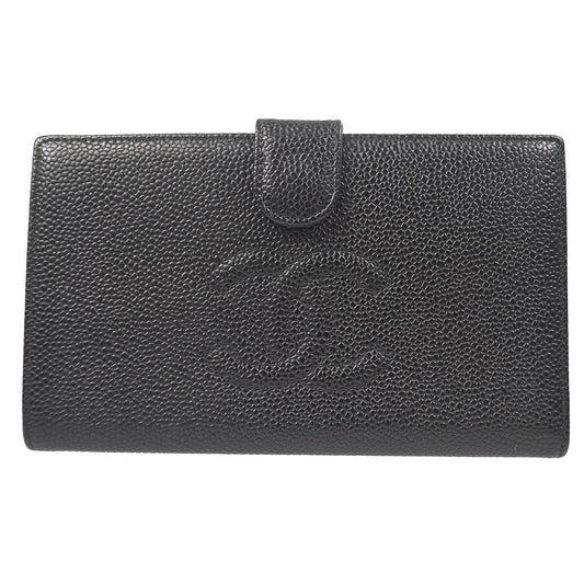 Chanel Timeless CC French Wallet Caviar Long