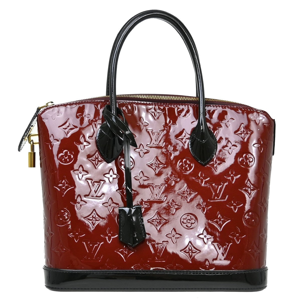 Louis Vuitton Lockit Handbag Monogram Vernis PM