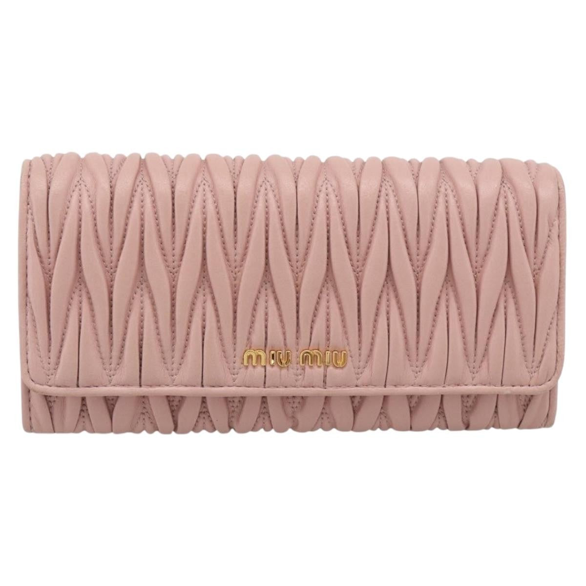 Miu Miu Matelasse Leather Product Image