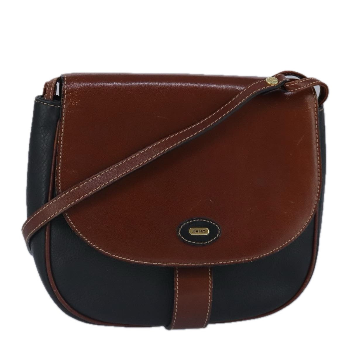 Bally Vintage Shoulder Bag Leather Product Image