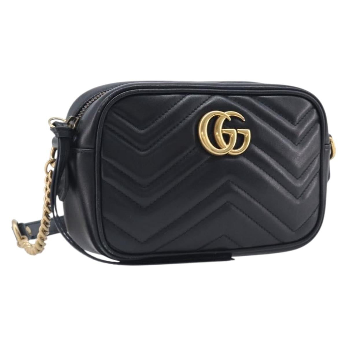 Gucci GG Marmont Matelasse Patent Small
