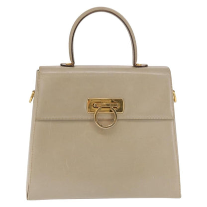 Salvatore Ferragamo Gancini Convertible Top Handle Leather Medium