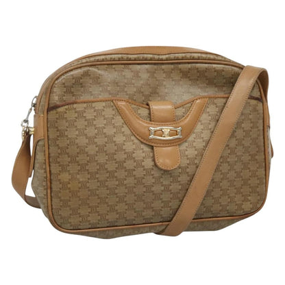 Celine Vintage Macadam Shoulder Bag Canvas and Leather Product Image