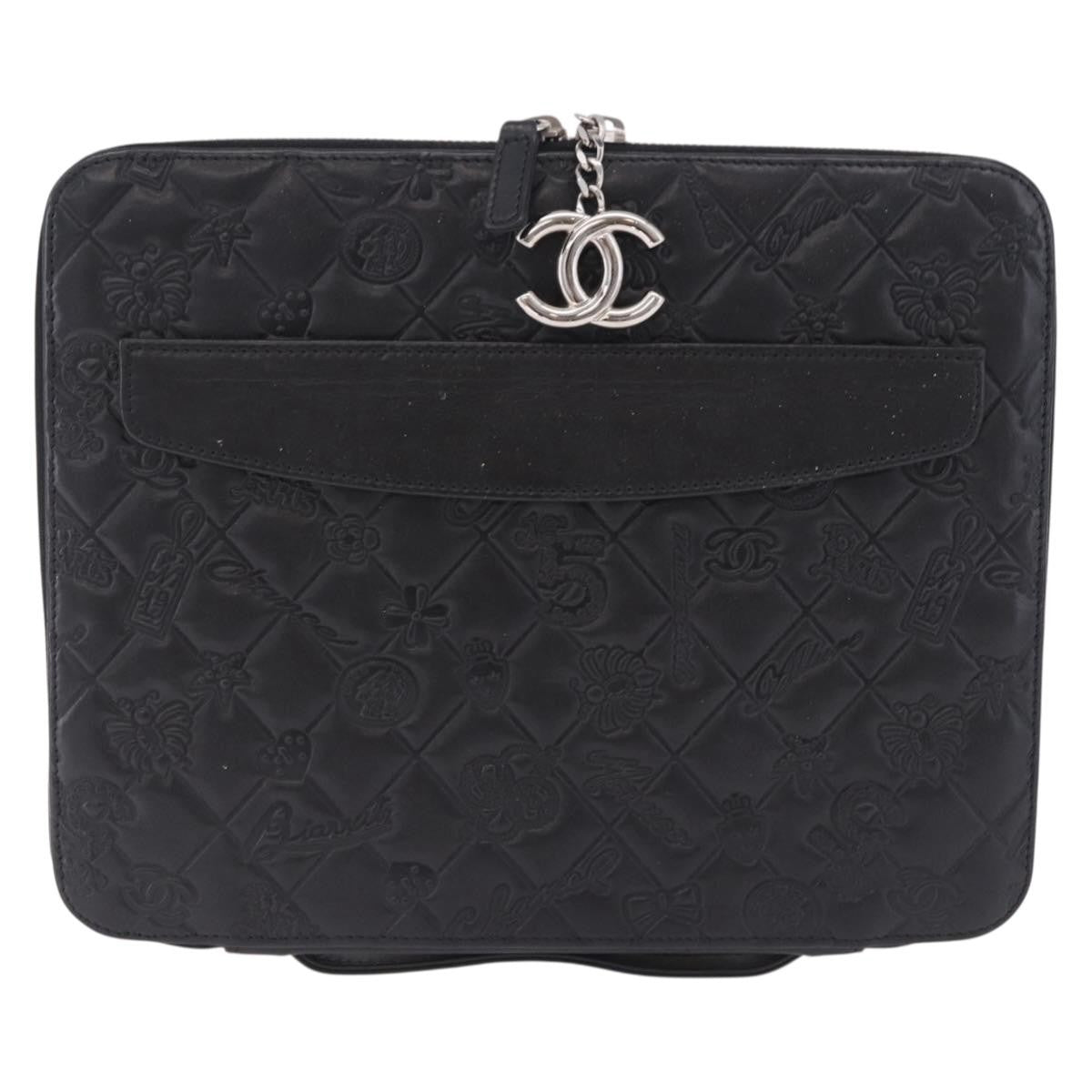 Chanel Zip Around iPad Case Quilted Lambskin Product Image