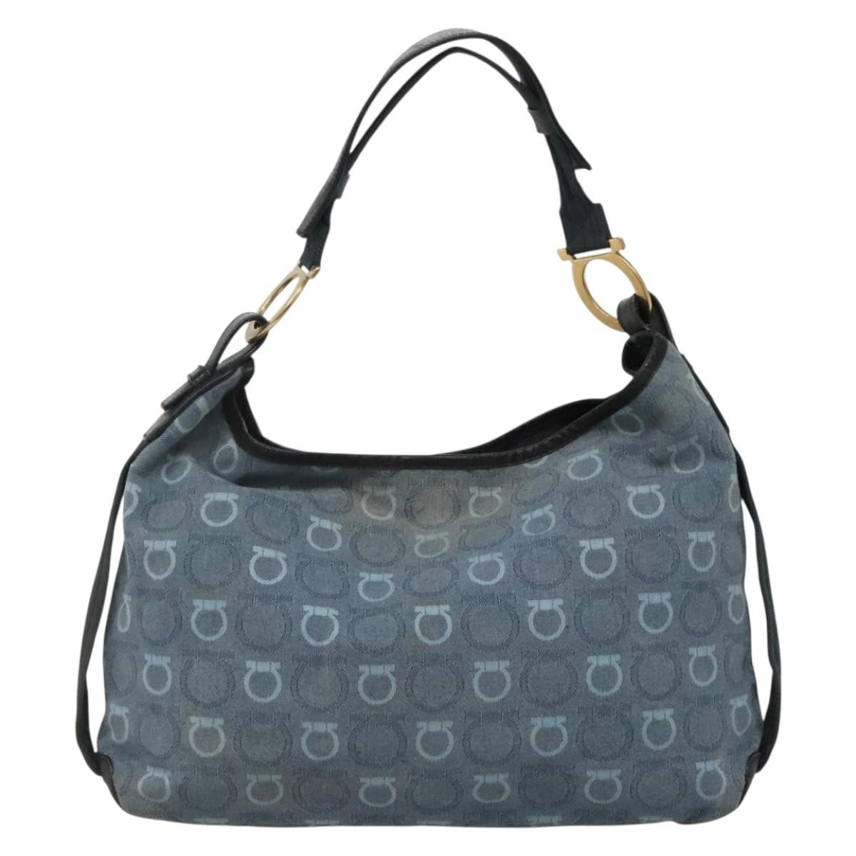 Salvatore Ferragamo Gancini Shoulder Bag Canvas Product Image