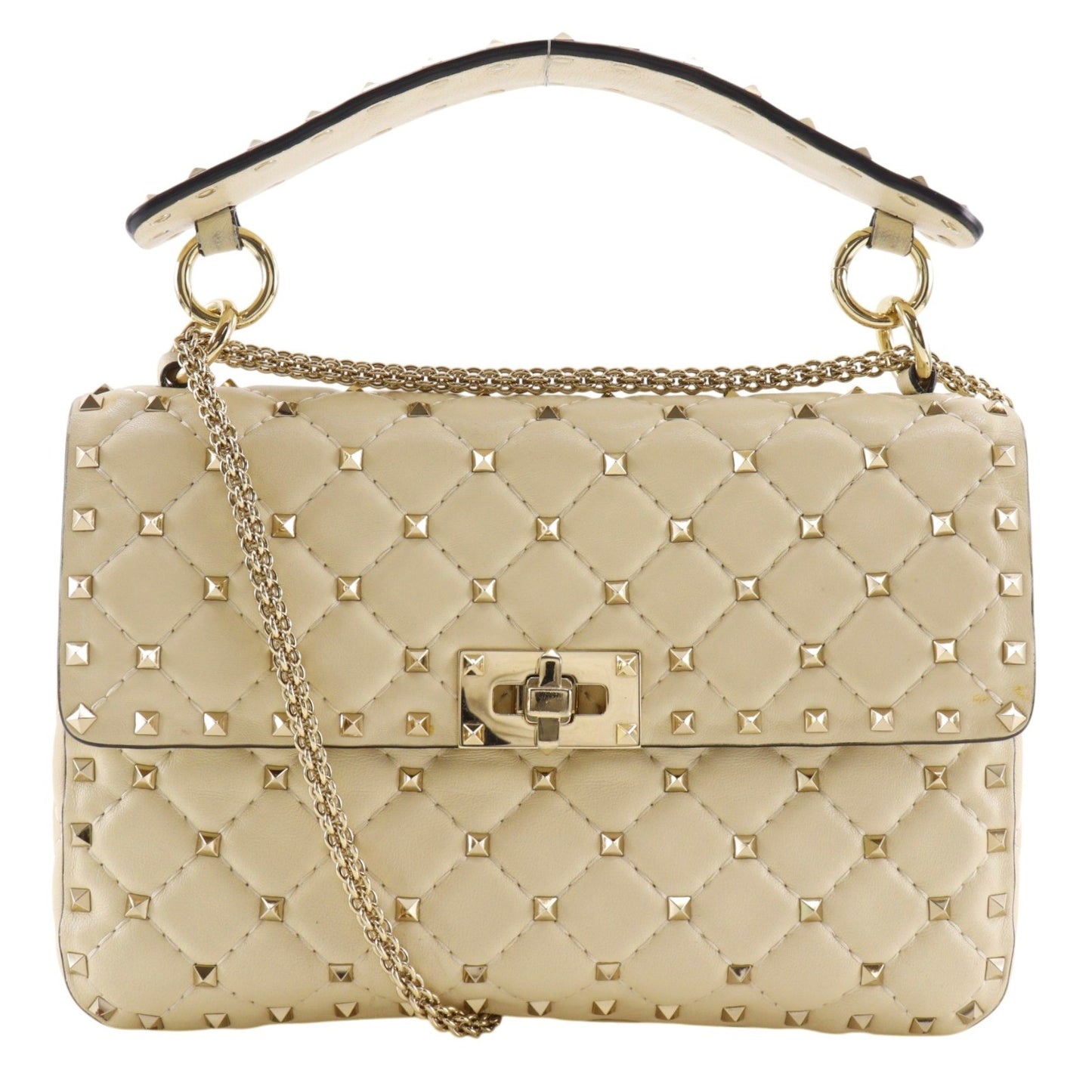 Valentino Garavani Free Rockstud Spike Flap Quilted Leather Medium