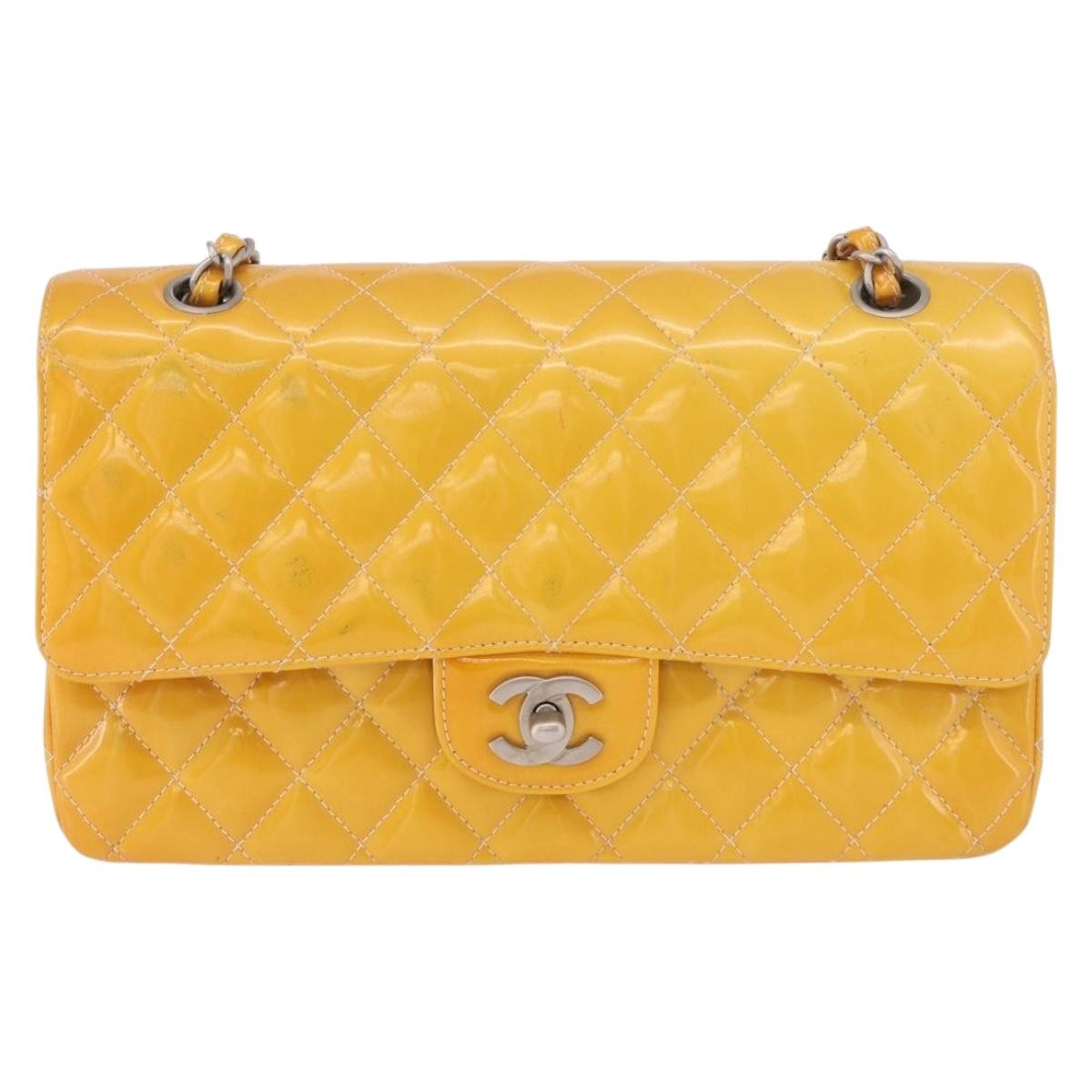Chanel Timeless - Classic Double Flap Quilted Patent Small