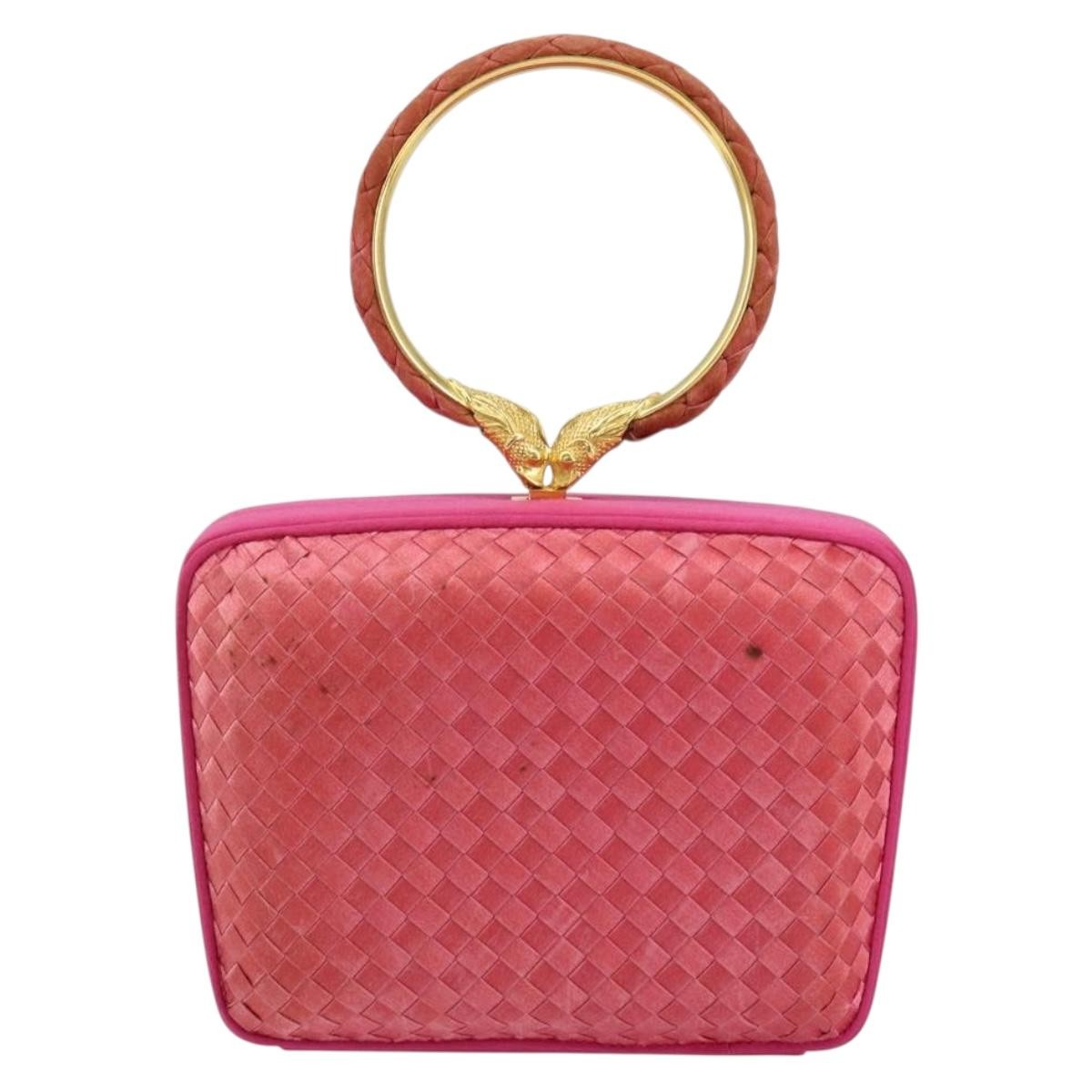Bottega Veneta Intrecciato Clutch Satin Product Image