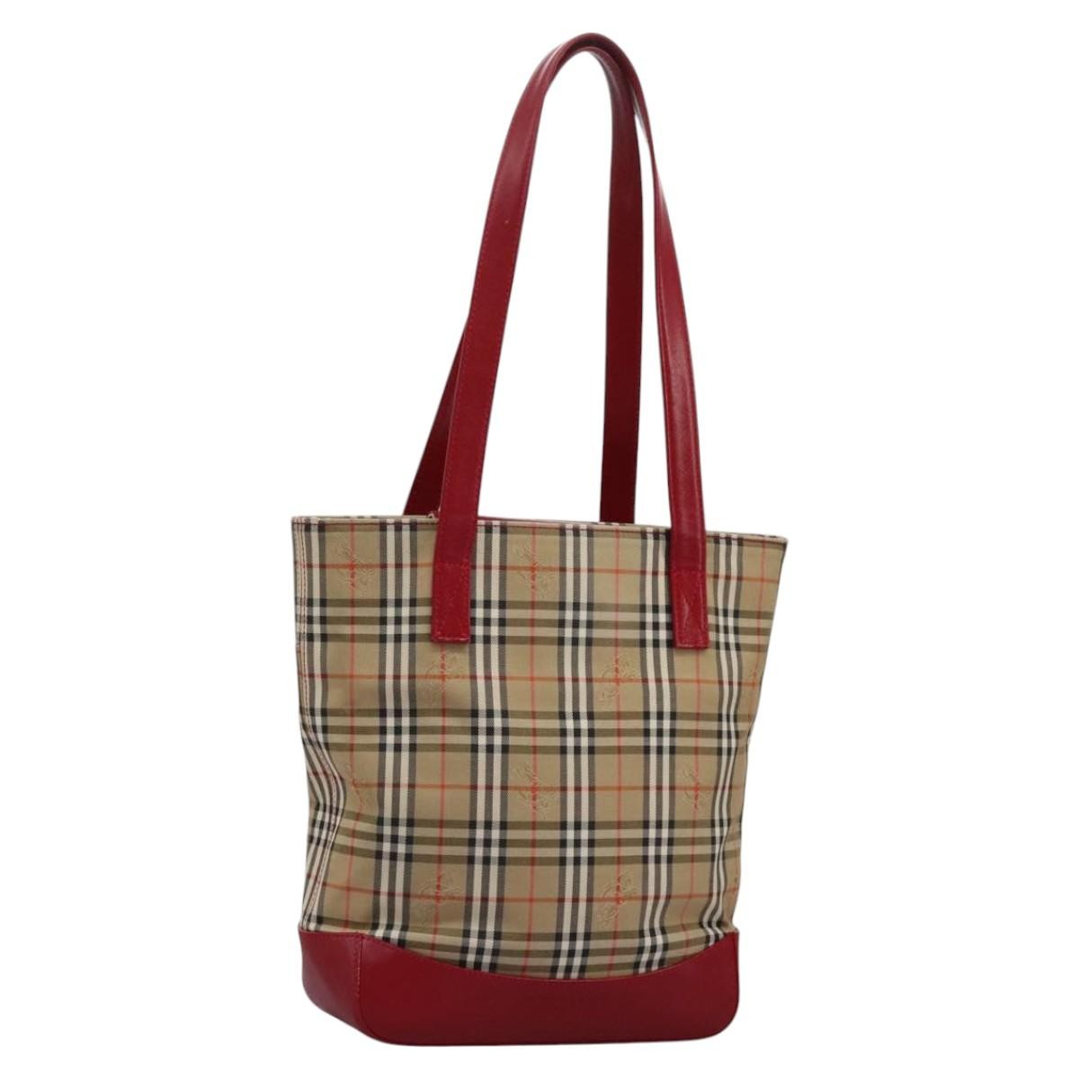 Burberry Nova Check Tote canvas check pattern Product Image