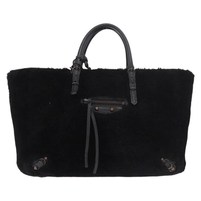 Balenciaga Papier A4 Classic Studs Shearling Medium
