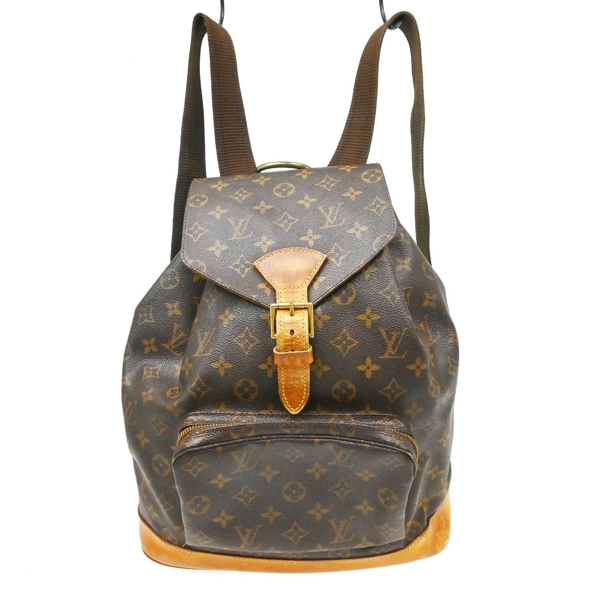 Louis Vuitton Vintage Montsouris Backpack Monogram Canvas GM