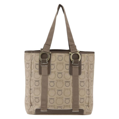 Salvatore Ferragamo Gancini Tote Gancini Canvas Medium
