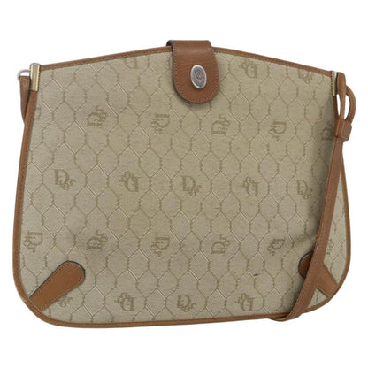 Christian Dior Vintage Honeycomb Shoulder Bag Canvas and Leather Product Image