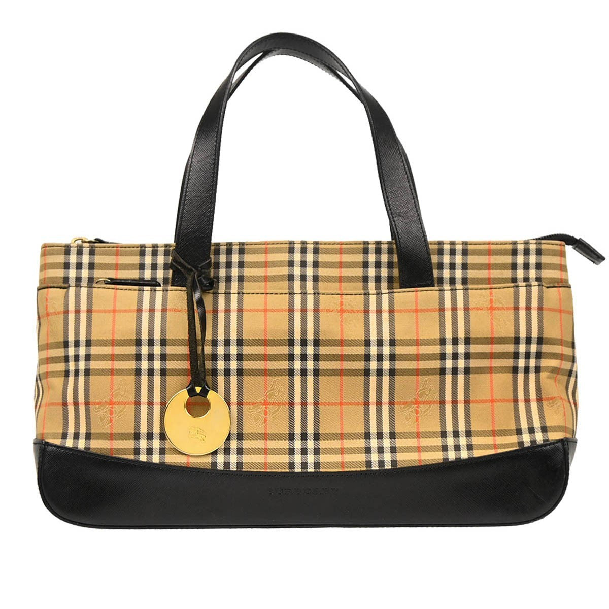 Burberry Nova Check Tote Nylon and Leather Product Image