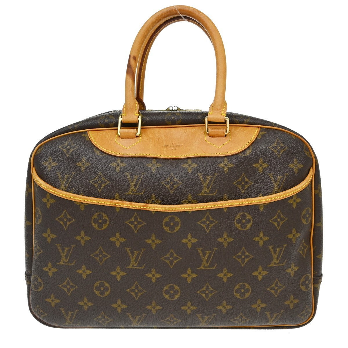 Louis Vuitton Deauville Handbag Monogram Canvas 34