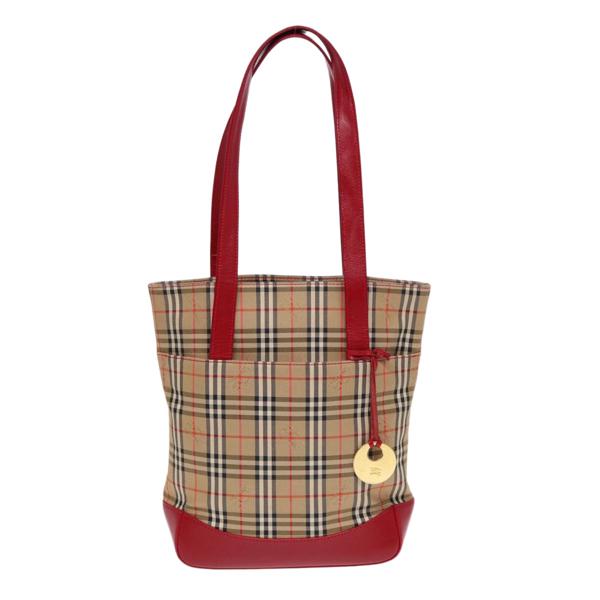 Burberry Nova Check Tote Canvas and Leather Product Image
