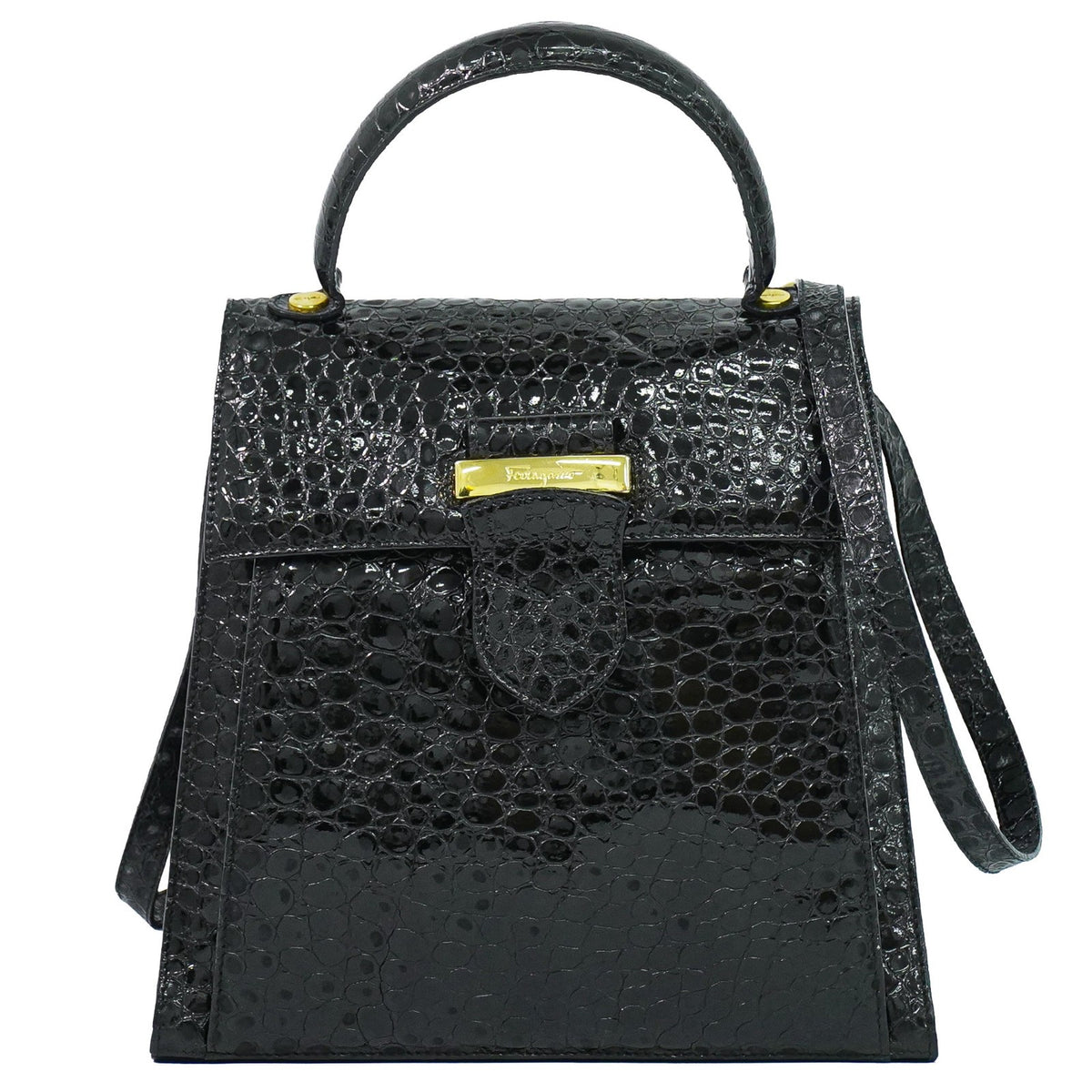 Salvatore Ferragamo Vintage Top handle Leather Product Image