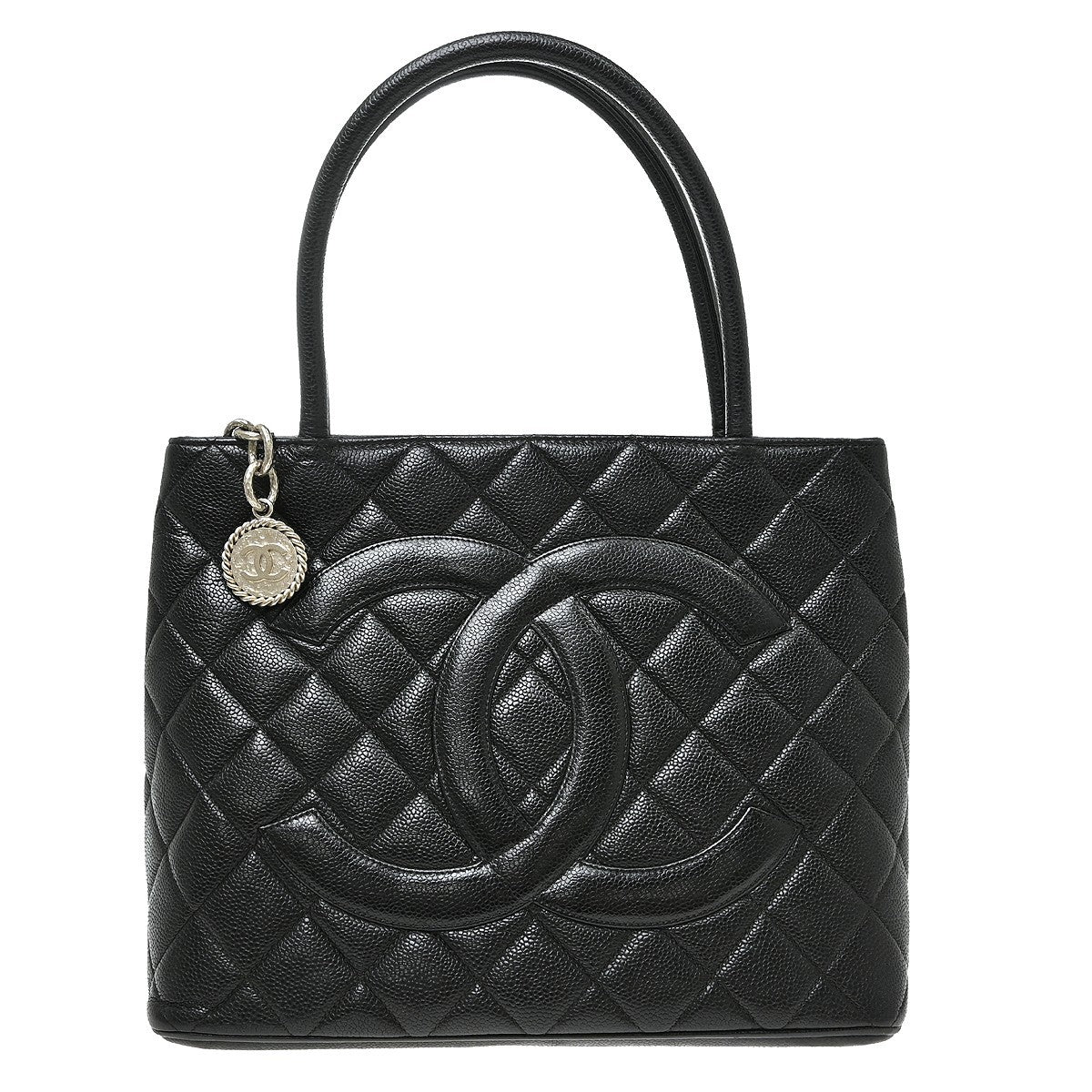Chanel Medallion Tote Quilted Caviar Product Image