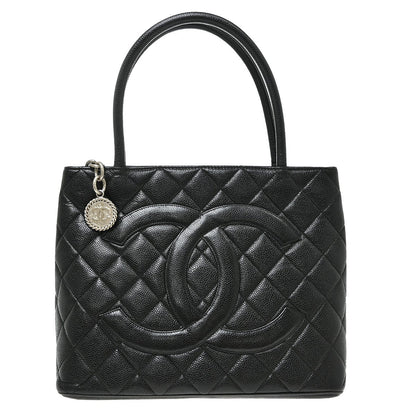 Chanel Medallion Tote Quilted Caviar Product Image