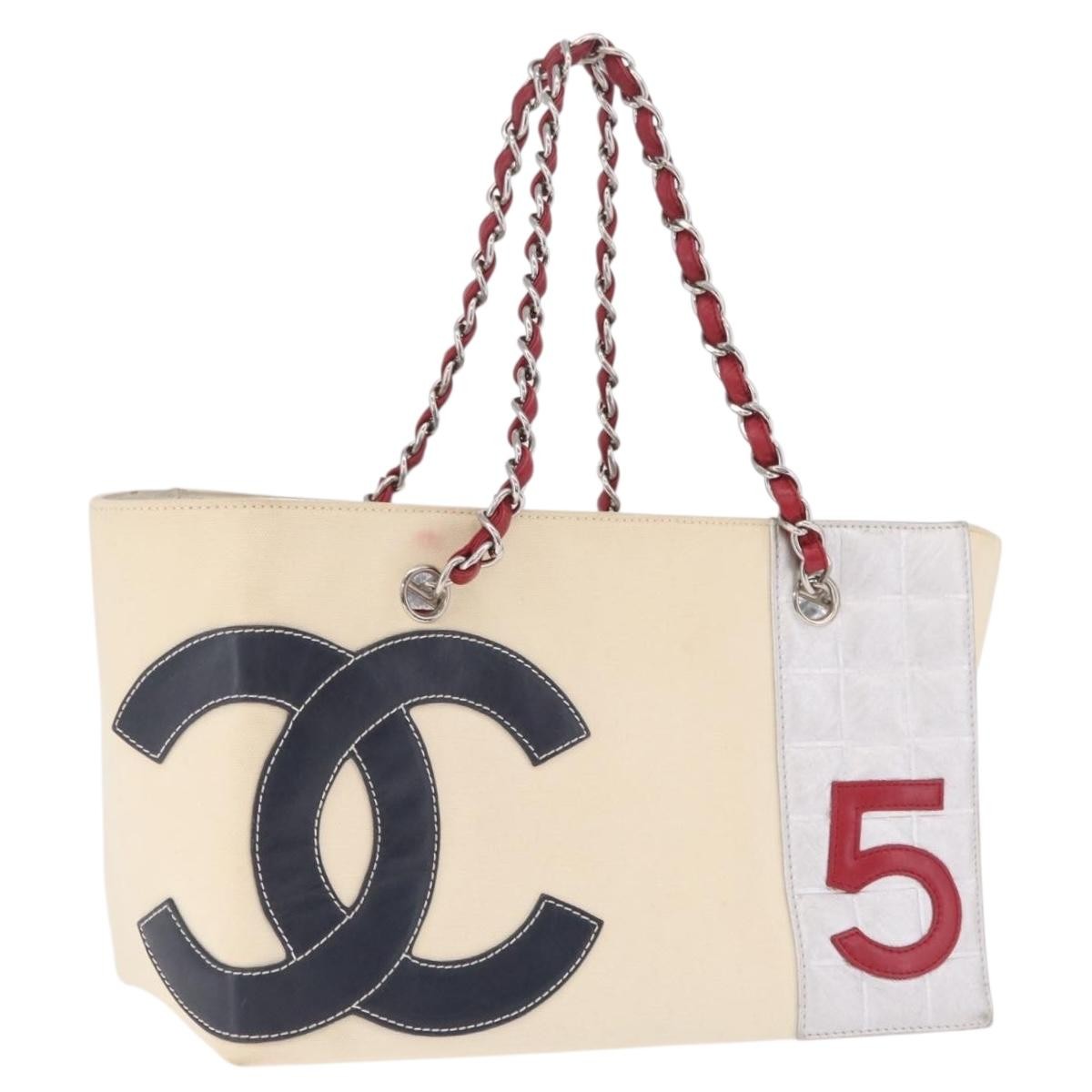 Chanel No.5 Canvas and Leather Medium