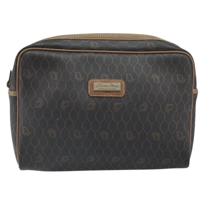 Christian Dior Vintage Honeycomb Zip Canvas and Leather Product Image