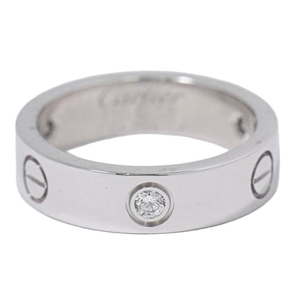 Cartier Love Wedding Band 1 Diamond 18K White Gold with Diamond Product Image