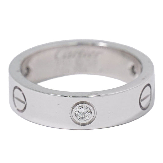 Cartier Love Wedding Band 1 Diamond 18K White Gold with Diamond Product Image