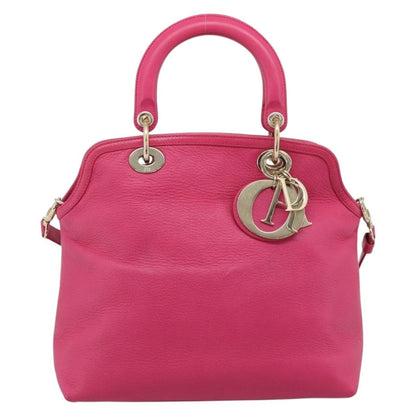 Christian Dior Granville Satchel Leather Medium