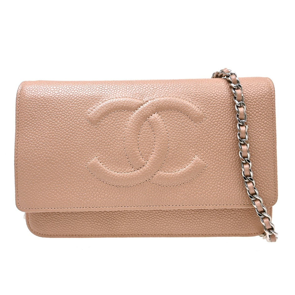 Chanel Logo Wallet on Chain Leather Product Image