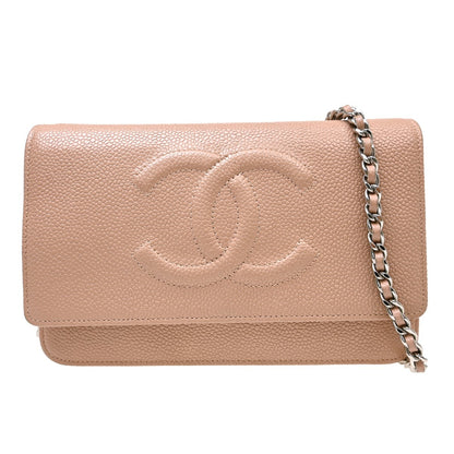 Chanel Logo Wallet on Chain Leather Product Image