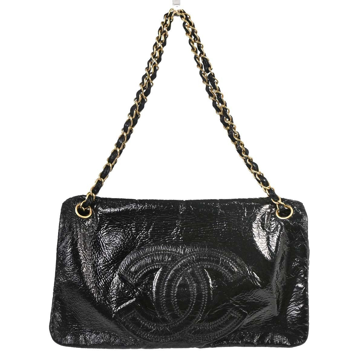 Chanel Rock and Chain Flap Patent Vinyl Medium