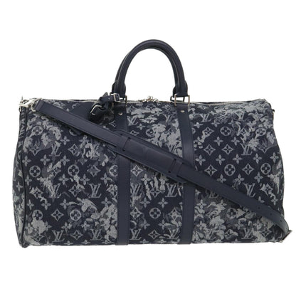 Louis Vuitton Keepall Bandouliere Bag Monogram Tapestry Canvas 50