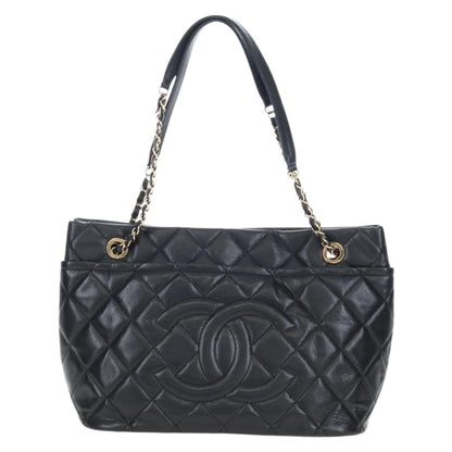 Chanel Timeless CC Shopping Quilted Caviar Medium