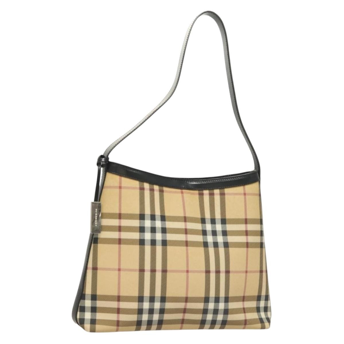 Burberry Shoulder Bag Nova Check Canvas Product Image